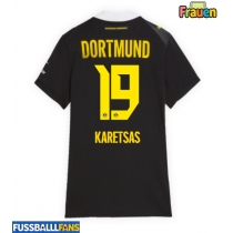 Borussia Dortmund Konstantinos Karetsas #19 Auswärtstrikot Frauen 2026-27 Kurzarm